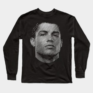 Cristiano Ronaldo Halftone style Long Sleeve T-Shirt